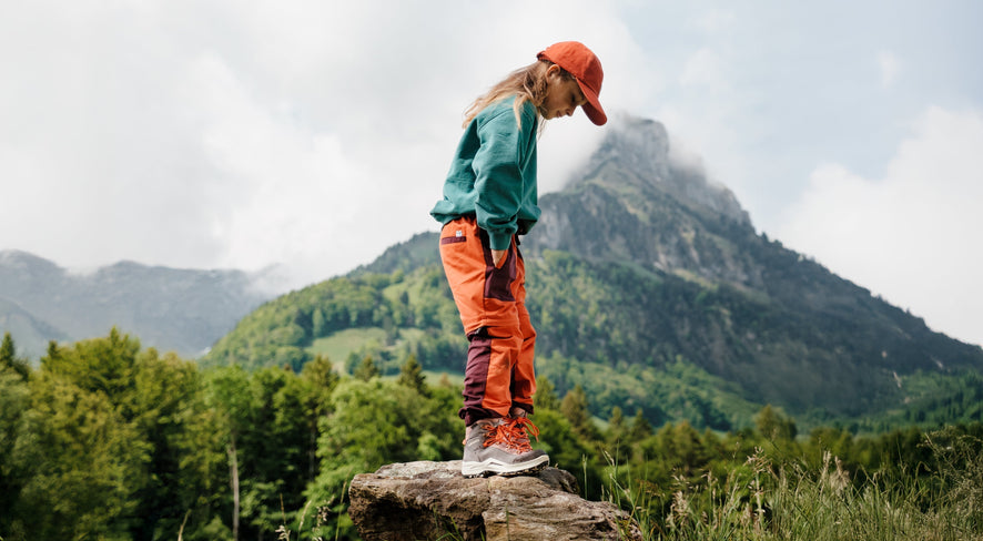 child wearing Cordura pants from namuk