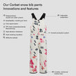Corbet snow bib pants