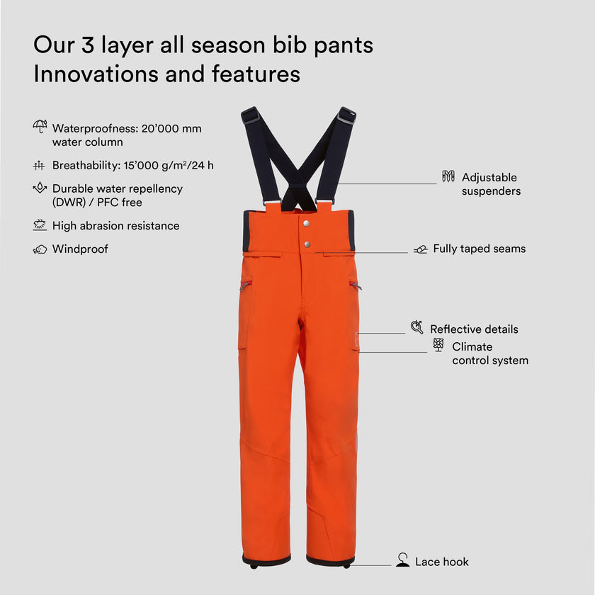Dait 3 layer all season bib pants (4)