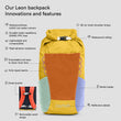 Leon backpack 20L Upcycled (2)