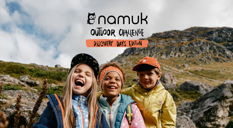 kids outside doing the namuk Outdoor Challenge