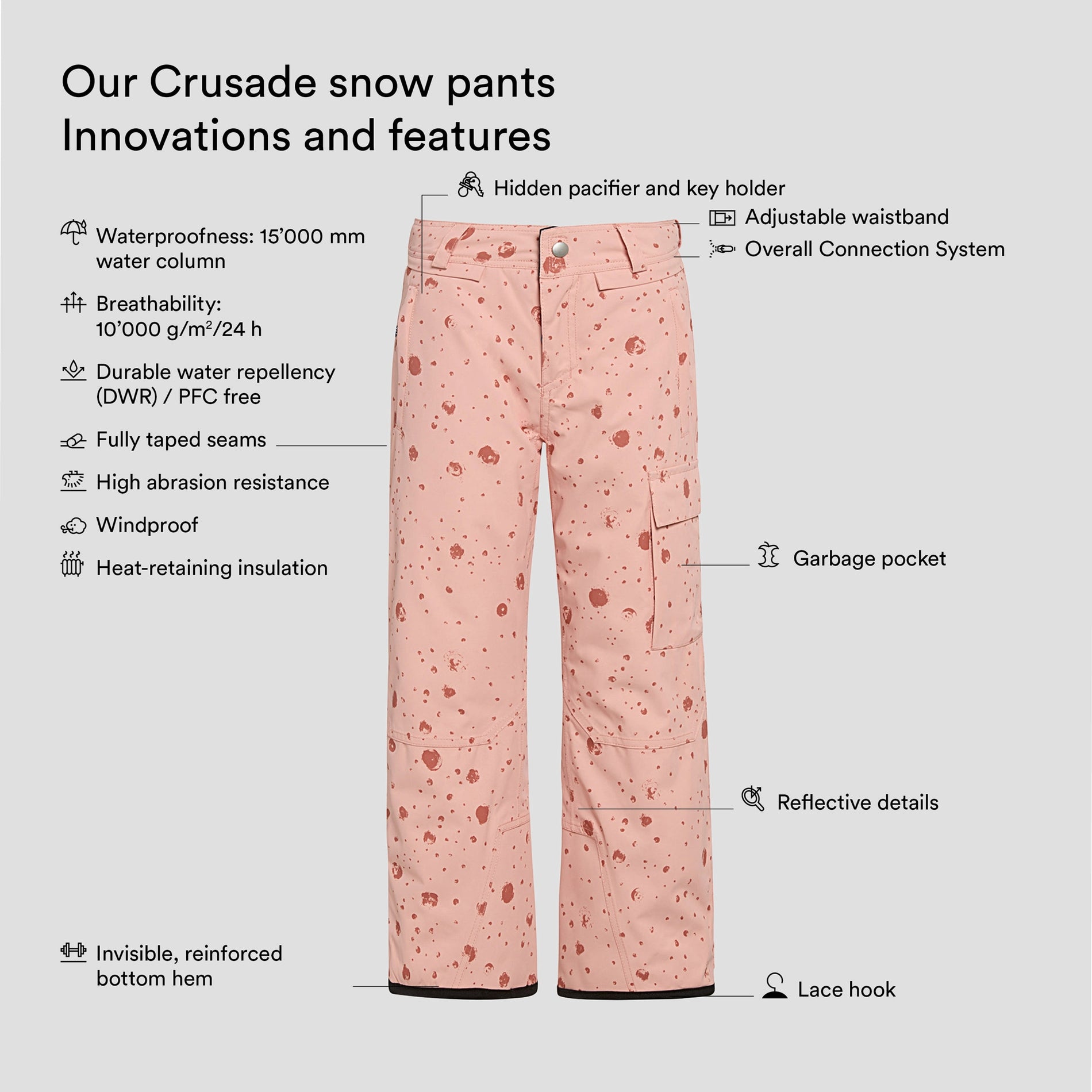 Crusade snow pants "Galaxy" (4)