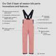 Dait 3 layer all season bib pants (4)