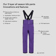 Dait 3 layer all season bib pants (7)