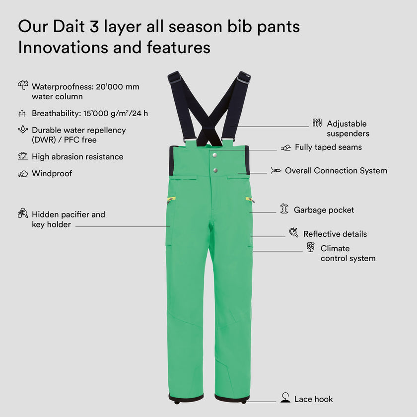 Dait 3 layer all season bib pants (4)