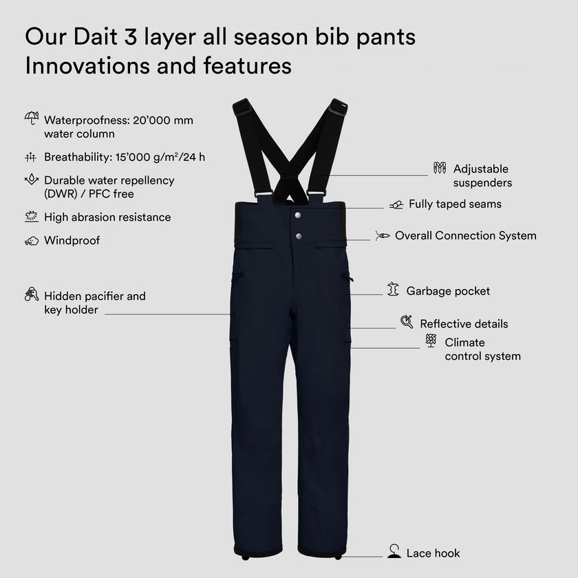 Dait 3 layer all season bib pants (3)