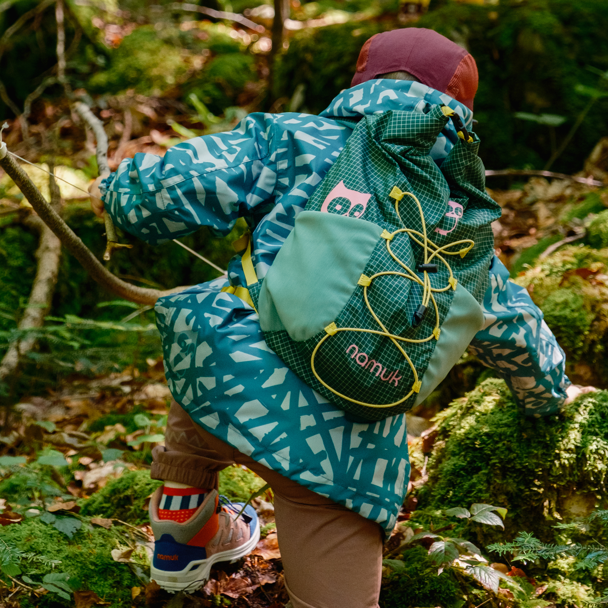Kids backpack green | Eon 14L, upcycled | namuk® Kids backpack green | Eon 14L, upcycled | namuk®