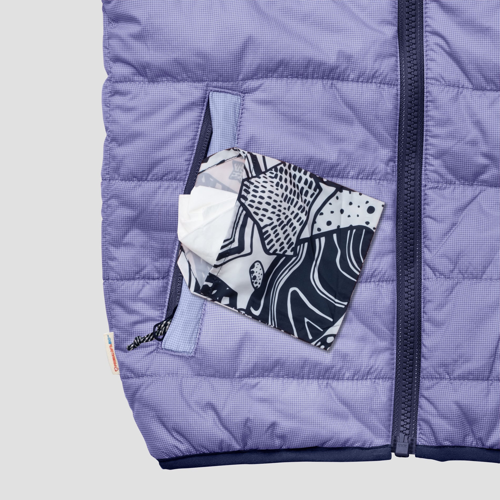Glow reversible PrimaLoft jacket Upcycled (6)