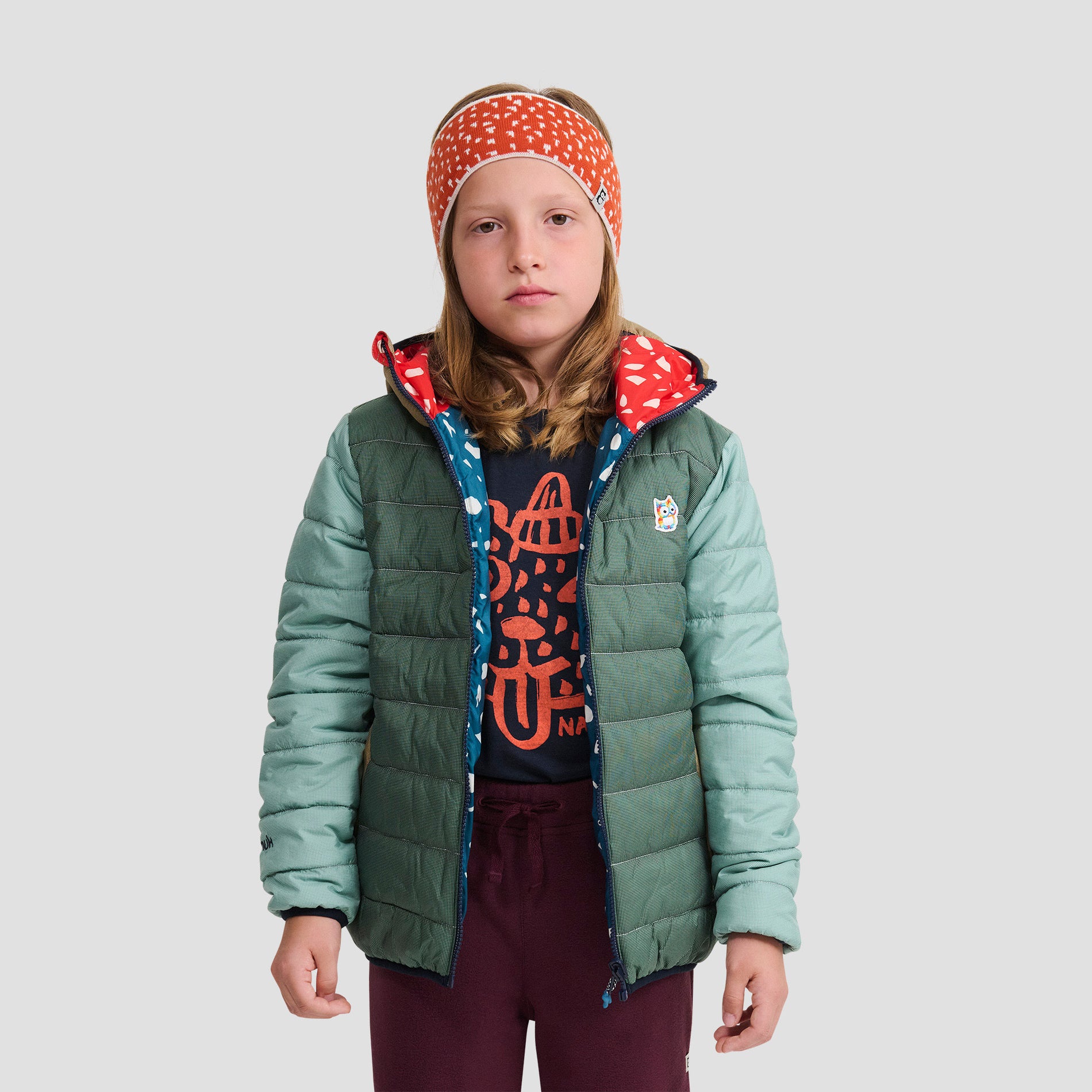 Glow reversible PrimaLoft jacket Upcycled (1)