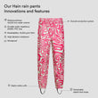 Hain rain pants 