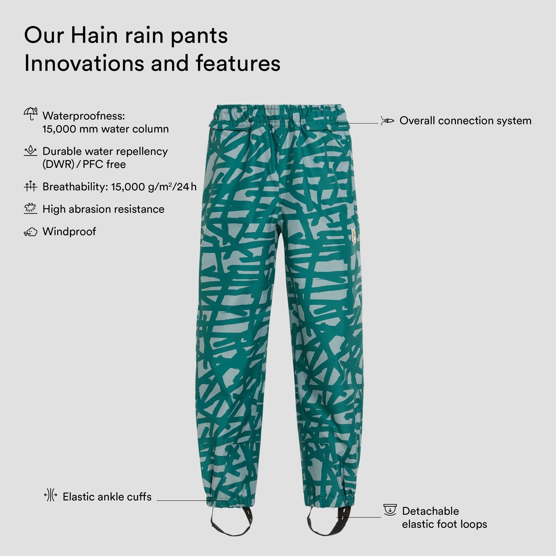 Hain rain pants "Nest" (3)