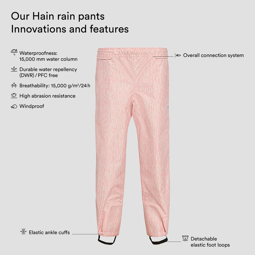 Hain rain pants 