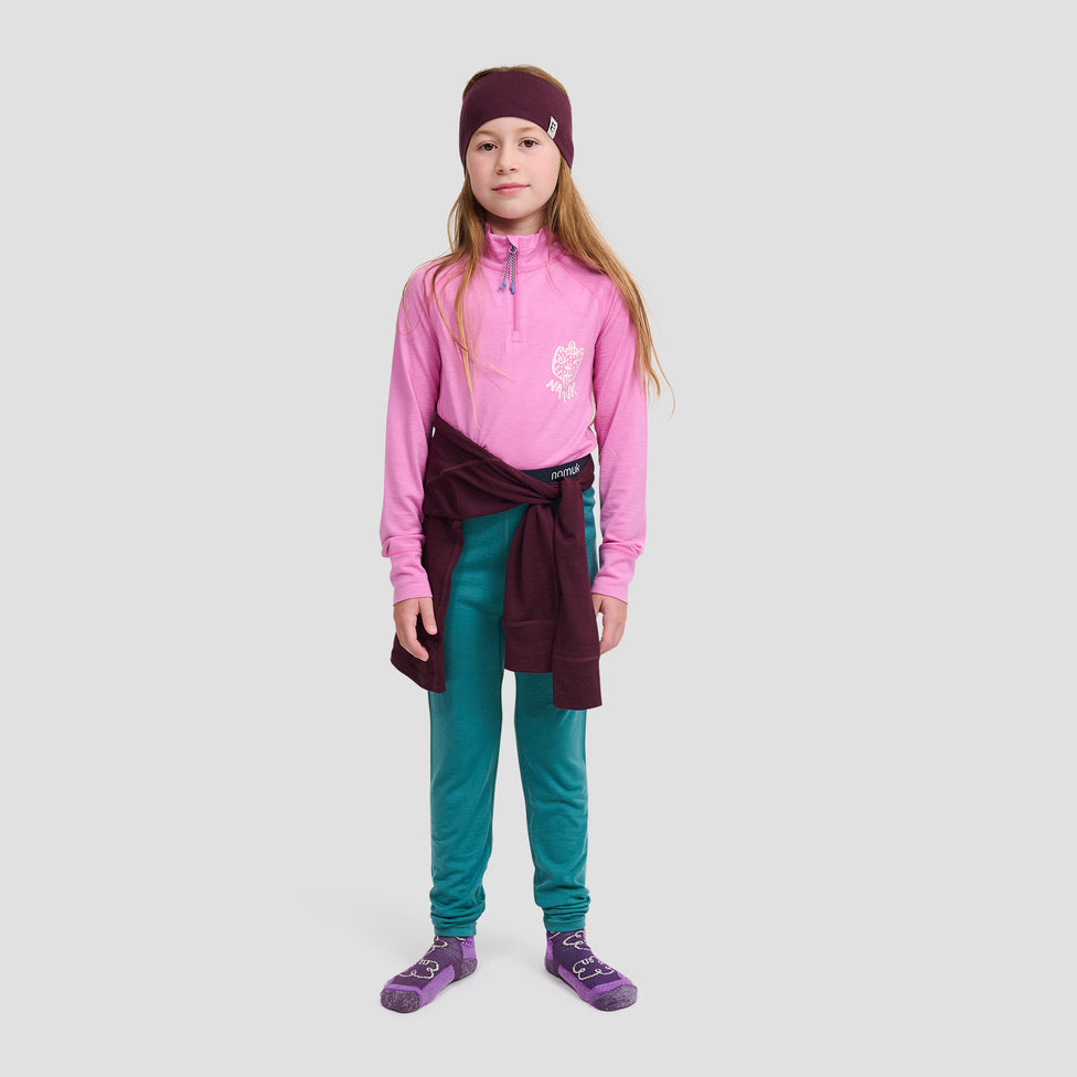 Honu Merino half-zip longsleeve 