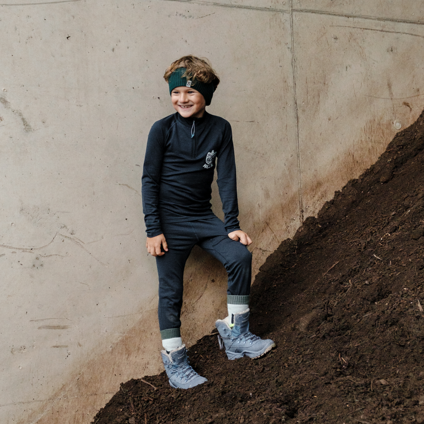 Honu Merino half-zip longsleeve 