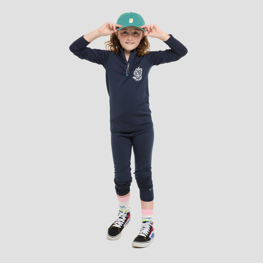 Honu Merino half-zip longsleeve 
