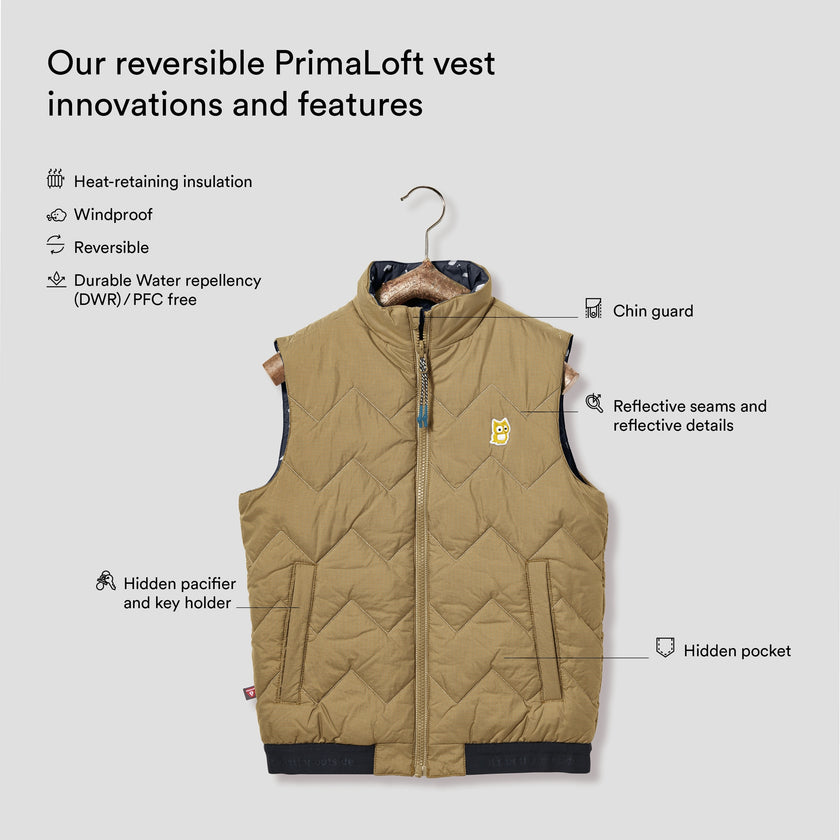 Icon reversible PrimaLoft vest 
