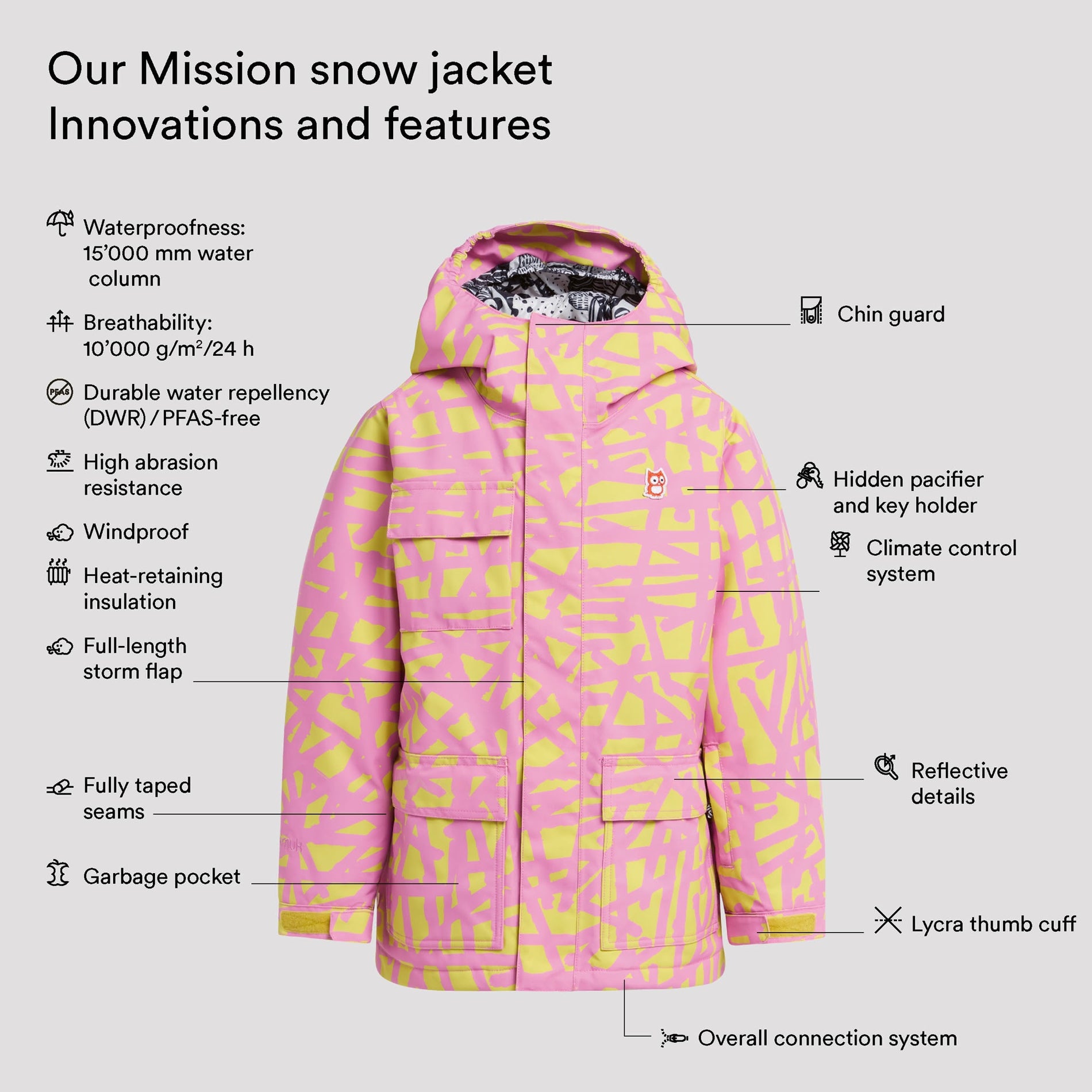 Mission snow jacket "Nest" (3)