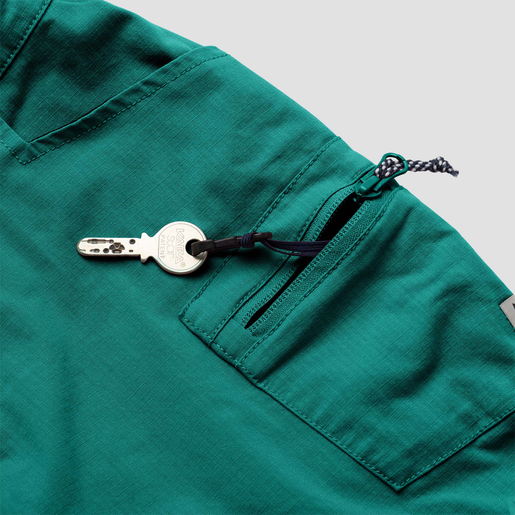 Scrab Riaz Kids shorts green | Scrab outdoor shorts, durable | namuk®